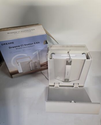 Resigilat - Robot de curățare a geamurilor Dreame E1 Station S Kit, 8000 Pa, alb