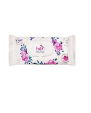 Servetele Umede, Helin, Roses Sensitive, 1 pachet x 100 buc