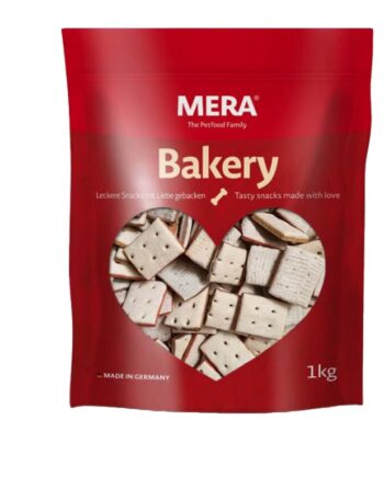 Recompense pentru caini Mera Biscuiti Sandwich, Pui, Vita si Peste, 1 Kg