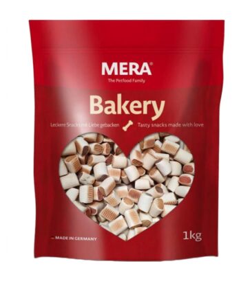 Recompense pentru caini Mera Biscuiti Mini Rulouri Pui, Vita si peste, 1 Kg